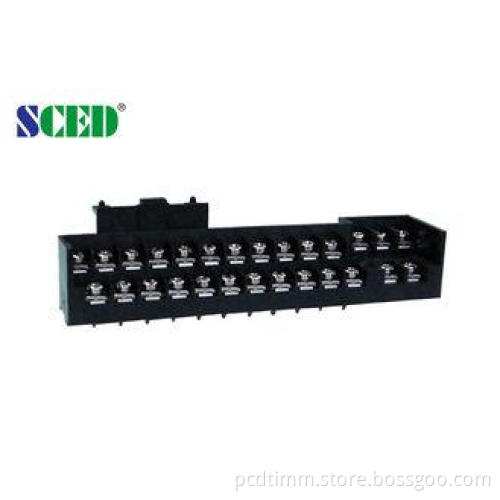 27 x 2 Pin Barrier Terminal Block , Double Levels Power Ter